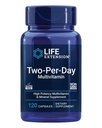 Life Extension Two-Per-Day Multivitaminen, Vitaminen B, C, D, zink, Verpakt met meer dan 25 Vitaminen, Mineralen & extracten, Tweemaands levering, Non-GMO, Glutenvrije, 120 Capsules