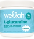 Wellah L-Glutamine Poeder Unflavored (50 Servings) - 5g L-Glutamine Per Serving, Gezoet met Stevia