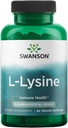 Swanson Amino Acid Ajipure L-Lysine Pharmaceutical Grade 500 Milligrammen 90 Veg Capsules
