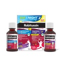 Kinder Robitussin DM Dag en Nacht Hoest Verlossing Waarde Pack, Hoest Geneeskunde, Grape/Fruit Punch Flavor - 4 Fl Oz x 2
