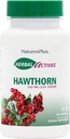 NaturesPlus Herbal Actives Hawthorne 150 mg - 60 Vegetarische Capsules - Ondersteunt de gezondheid van het hart - Glutenvrij - 60 porties