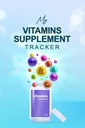 Mijn vitamines Supplement Tracker: Wekelijks Logboek van Supplementen en Vitamine inname, Logboek