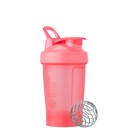BlenderBattle Classic V2 Shaker Bottle Perfect voor eiwitshakes en pre-workout, 20-ounce, licht roze