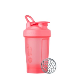 BlenderBattle Classic V2 Shaker Bottle Perfect voor eiwitshakes en pre-workout, 20-ounce, licht roze