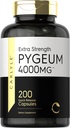 Carlyle Pygeum Africanum Bark 200 Capsules High Potency Extract Niet-GMO, Glutenvrij Supplement