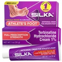 SILKA Anti-Fungal Cream, Klinische Anti-Fungus Foot Treatment, Jock Itch & Ringworm Remedie, Maximale sterkte, Snelwerkende verlichting van jeuk & branden, 1 Oz