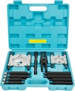 DURATECH 12PCS Bearing Puller Set, 5-tons capaciteit Heavy Duty Flywheel Separator Tool, 2" en 3" Bar-Type Splitter Verwijder lagers Kit, Gear Puller, Opslagkast inbegrepen