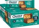 Quest Nutrition Chocolat croustillant Coconut Hero Protein Bar, 15g de protéines, 1g de sucre, 3g de glucides nets, Gluten sans protéines Snack, Keto Friendly, 12 Compte
