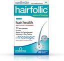 Hairfolli.c Hair Supplements for Men with zinc, Selenium, lignans That Supports Hair Growth, Provide Strength to Hair Roots | Vegetarian 30