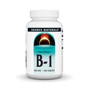 Bron Naturals Vitamine B-1 Thiamine 500mg Hoge Potentie, 100% Pure - 100 Tablets