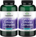Swanson Calcium Citrate Complex Muscle Bone Health Support Mineral Supplement 300 Capsules (2 Pack)