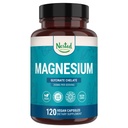 Nested Naturals Magnesium Glycinate Chelate - 200mg Chelated Magnesium Supplement for Muscle Cramps, Relaxation, & Sleep Support - 100% Albion TRACCS Buffered Magnesium Glycinate - 120 Vegan Capsules