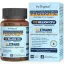 Probiotica voor vrouwen & mannen 120 miljard CFU met 36 probiotische strains voor spijsverterings- en darmgezondheid, vertraagde afgifte Capsules, maagzuurbestendig, geen behoefte aan koeling 30 capsules