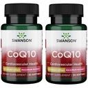 Swanson CoQ10 - helpt bij het bevorderen van de gezondheid van het hart, energie-ondersteuning, en hulpmiddelen voor de algehele gezondheid van het hart- en vaatstelsel - helpt handhaven van het Q10-supplement van het co-enzym - (30 Softgels, 400 mg elk) (2 Pack)