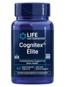 Life Extension Cognitex® Elite, salie, bosbessen, ashwagandha, fosfatidylserine, vinpocetine, aandacht, aandacht, aandacht, Mood & Memory, Glutenvrije, niet-GMO, vegetarisch, 60 tabletten