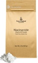 PURE ORIGINEEL INGREDIËNTEN Niacinamide (2 lb) Flush-Free Vitamine B3 Poeder, Dieetsupplement