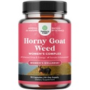 Horny Goat Weed for Women - Herbal Supplements Hornygoatweed Vrouwen Complex for Hormone Balance Mood Support & Overall Vrouwelijke Wellness - Maca Root & Tribulus Terrestris Vrouwelijke Supplement - 90 Tel.