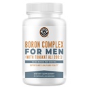Supplément boron pour les hommes avec Tongkat Ali - Vitamine D3, Zinc Picolinate 30mg, Longjack Tongkat Ali pour les hommes - Boron Citrate 10mg pour les hommes Santé - Non OGM, sans gluten, sans allergènes - 30 Compte