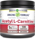 Verbazingwekkende Formules Acetyl L-Carnitine 100 Gram (3,5 Oz) Powder Supplement 