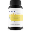 Cortisol Health & Manage Pro - Stress Hormone & Immune Support - Promouvoir des niveaux de cortisol sains et une fonction immunitaire - Vitamine D3, Magnésium, Ginseng, Vitamine C, Zinc - Aide à soulager le stress et l'humeur