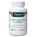Patroon Wellness Ashwagandha Complex for Men & Women - KSM-66 & Black Pepper Extract - Whole Body & Heart Health - Supports Stress & Mood - Non-GMO - 60 Vegan Capsules