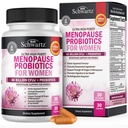 Menopauze supplementen voor vrouwen - 40 miljard CFU Menopauze Probiotica voor vrouwen - Ondersteuning voor Hot Flashes Night Sweats Mood Swings and Balance - Non-GMO, 30 Easy- Swallow Capsules, 30 Servings