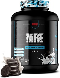 REDCON1 MRE Proteïne Poeder, Cookies N' Cream - Maaltijd Vervanging Proteïne Blend Made with MCT Oil & Whole Foods - Proteïne with Natural Ingredients to Aid in Muscle Recovery (25 Servings)