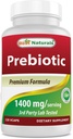 Best Naturals Prebiotica Fiber XOS (Xylo Oligosaccharide) 1400mg Serveer 120 Veg Capsules