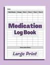 Medicatie Logboek: Eenvoudig Logboek om geneesmiddelen, vitamines en/of supplementen dagelijks op te nemen. Meerdere doses en bijwerkingen registreren. 8.5x11 Pill Tracker ... en alle leeftijden of verpleegkundigen / verzorgers. Paars.
