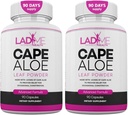 Pure Cape Aloë Herbal Laxative for Constipatie Relief Healthy Bowel Movement Natural Colon Cleanse & Detox Dieet Supplement Ontworpen voor vrouwen door Ladyme 180 Capsules