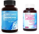 BioEmblem Dames Triple Magnesium Complex Beauty Probiotica - 120 Piece Assortiment - Unflavored