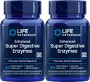 Life Extension Enhanced Super Digestive Enzymes, 60 Vegetarische Capsules (verpakking van 2)