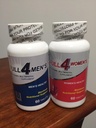 Ensemble complet 4 hommes & complet 4 femmes Multivitamine / Multiminérale Supplément Maximun Soutien nutritionnel (120 comprimés) Complejo multivitaminico Humbre y Mujer