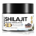 Shilajit Resin, Shilajit voor mannen en vrouwen, Shilajit Pure Himalaya Organic - 600mg Potency Gold Grade, met 85+ Trace Minerals, Fulvic & Humic Acid, voor uithoudingsvermogen, immuniteit & sterkte, 50 porties (30g)