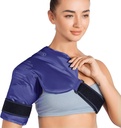 REVIX Epaule Ice Pack Rotator Cuff Cold Therapy, Ice Packs for Injuries Gel réutilisable pour les épaules douleur soulagement, Bursite et gonflement, compression froide Epaule Ice Wrap