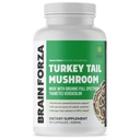 Hersen Forza Organic Turkey Tail Mushroom Capsules, Mushroom Powdered Immune Support, Lever en Digest Health Support, Organic Defense Support, Non-GMO, Vegan, Biologische, 90 Capsules
