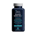 Health Logics Black Seed Oil, Cold Pressed, Rich Bron of Omega 6 & 9 Essential Fatty Acids, from Nigella Sativa (100 Soft Gel Capsules)