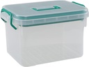 Clear Plastic Storage Box Organisator/Medicine Box, Family Emergency Kit Storage Box