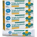MED Pride Triple Antibiotic Pride Ointment Tube 1 Oz 4-Pack, eerste hulp voor kleine wonden, krabben, schaafwonden, met zink, Neomycine, Polymyxine