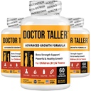 NuBest Doctor Taller - Height Growth Formula - Supports Height Growth and Immunity - Keto with Calcium, Vitamin D3, Vitamin K2, Amino Acids & Herbs for Children (8+) - 3 Pack | 3 Month Supply