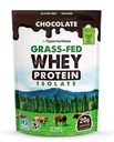 Opportuniteas Grass Fed Chocolate Wei Proteine Isolaat Poeder - 20g Proteïnepoeder zonder kunstmatige zoetstoffen, Hormone-vrije koeien, Niet GGO - 5lb