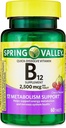 jogi Vitamine B12 Quick-dissolve tabletten Dieetsupplement, 2500 Mcg, Cherry smaak,1 Tablet per dag 60 Tellen