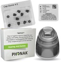 Phonak Cap 4.0 Dome XSmall (0,18 inch=4,5mm) -Genuine OEM Zwitserland Vervanging door Sonova, Hoorhulp Domes voor zeer smalle oormaten- 1 Pack / 10 Domes Totaal