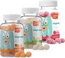 Hoofdstuk Een Magnesium Gummies voor kinderen & volwassenen - Natuurlijke Kalmte Gummies - Kalm Magnesium Citraat - Bot en spierfunctie Supplementen voor kinderen & volwassenen - Mood Support, Kosher, (Multi Pack) 3 Smaken.