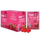 Ener-C Raspberry Multivitamine Drink Mix Poeder Vitamine C 1000mg & Elektrolyten met echt fruitsap Natuurlijke energie & Immune Ondersteuning voor vrouwen en mannen - niet-GMO Veganistisch & Glutenvrij - 30 Tel.