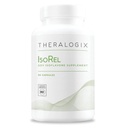 Theralogix IsoRel Supplément d'extrait de soja entier - 90 jours d'approvisionnement - Soutien à la ménopause pour aider les flashs chauds - Soutien à la santé de la prostate pour les hommes - Certifié NSF - 90 capsules