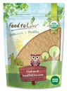 Nourriture pour la poudre de baies d'Amla biologique vivante (Amalaki), 8 Oz non-OGM baies d'oie indiennes, crue, pure, finement terre, casher, végétalien. Riche en Antioxydant, Vitamine C. Idéal pour les smoothies, Shakes, Yogurt, Jus