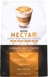 Syntrax Nutrition Nectar Lattes, Wei Protein Isolaat, Caramel Macchiato, 2 lb