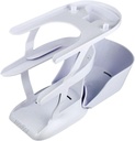 Navage Countertop Caddy - Organisateur de rangement Caddy pour le système d'irrigation nasale Navage - 3-Tier Nez Organisateur de produits de nettoyage avec plateau amovible - Caddy en plastique seulement - Accessoires d'entretien nasal