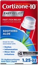 Cortizone-10 Maximale sterkte Verzachtende Aloe Itch Relief No Mess Applicator, 1% Hydrocortison, Fast-Active, Anti-Itch Liquid for Bug Bites, Rash, Eczema, Psoriasis, Poison Ivy, Oak & Sumac, 1,25 fl oz